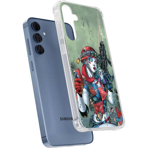 DC Comics Harley Quinn Little Black Book Cover#47 New 52 Art by Jim Lee Galaxy A35 5G Clear Case